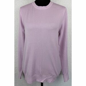 BÊCOOL • Light Lavender/Lilac Long Sleeve Crewneck Knit Sweater, S